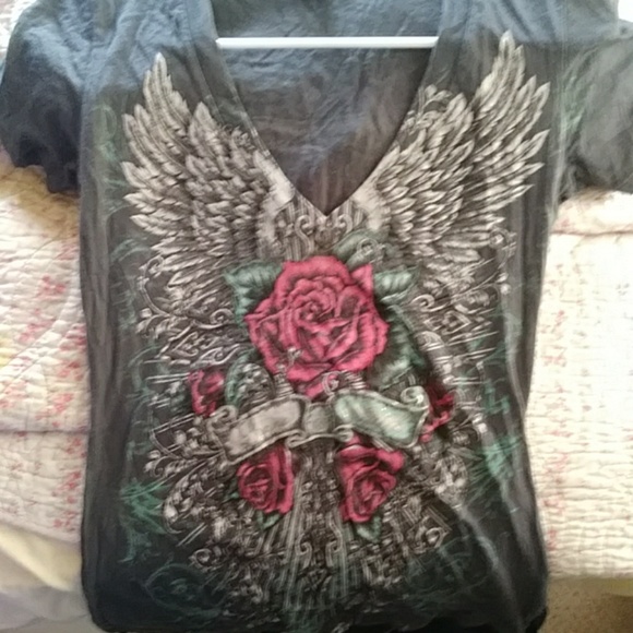 Womens graphic v cut tee size s - Picture 1 of 3